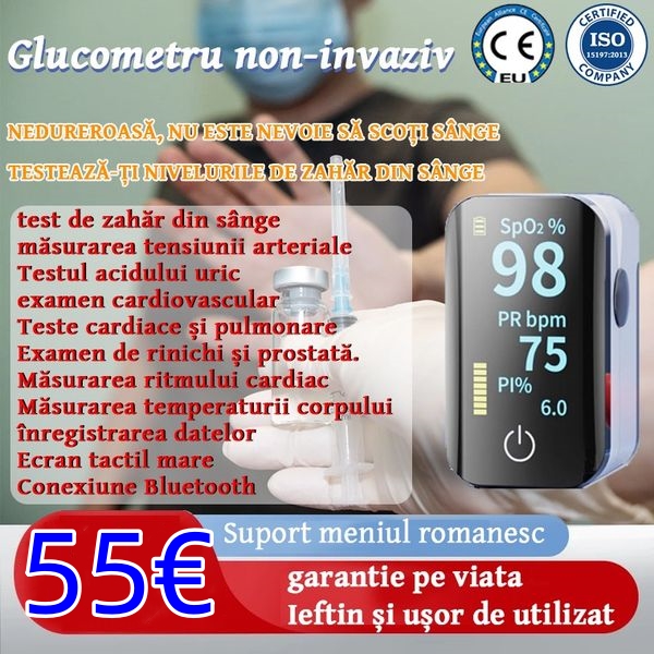 [Importato dal Giappone] Misuratore di glicemia Omron non invasivo ad alta precisione