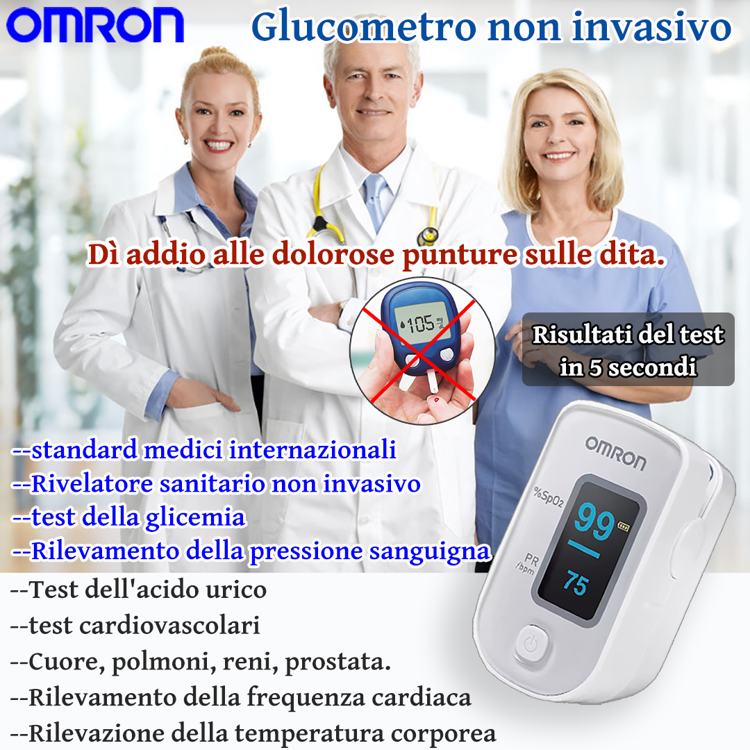 Un nuovo prodotto Omron: un glucometro non invasivo