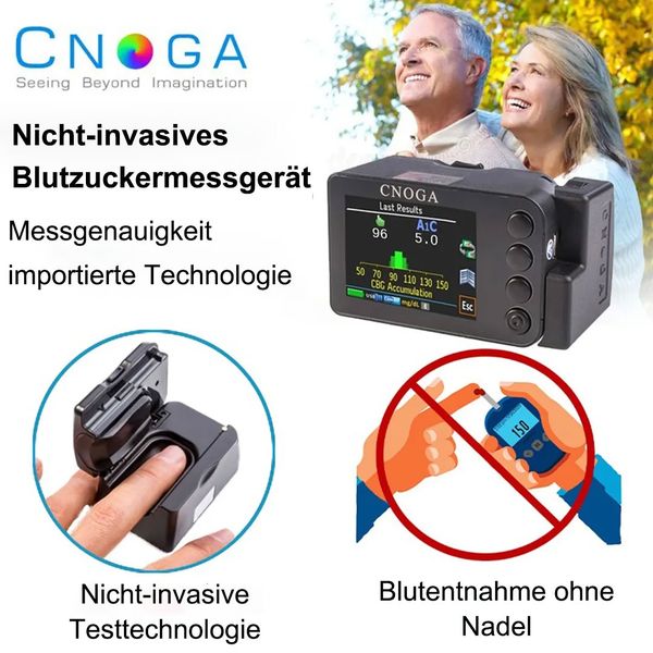 【CNOGA】Nicht-invasives Blutzuckeroximeter – Kostenloser internationaler Versand